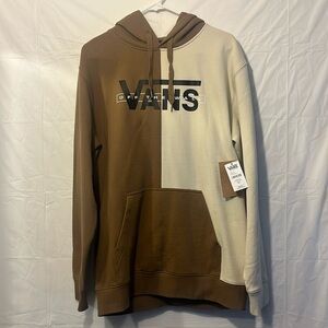 Men’s medium Vans hoodie sweater brand new two tone color